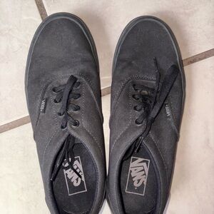 Vans Authentic Black Canvas Sneakers